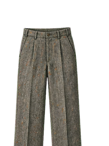 Heather Donegal Tweed Trousers