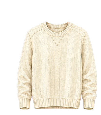 Cream Cashmere Sweater