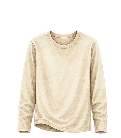 Oat Merino Base Top