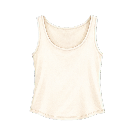 Ivory Cotton Tank