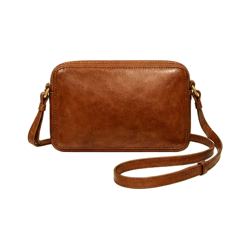 Chestnut Leather Crossbody