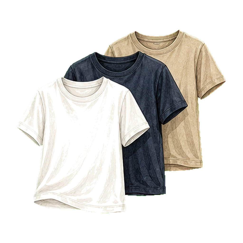 AIRism or merino-blend tees (3+)