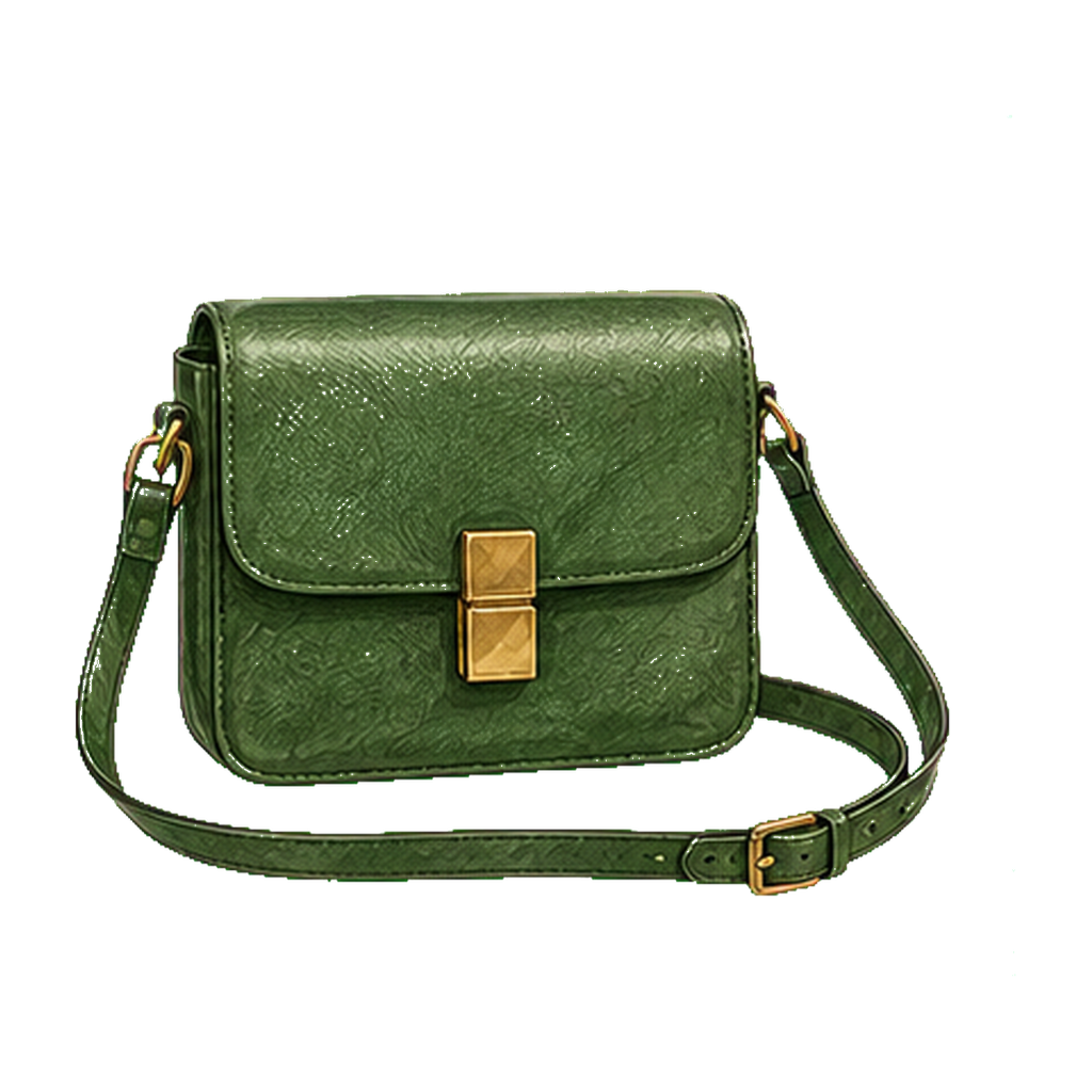 Structured leather crossbody (waterproof-treated)