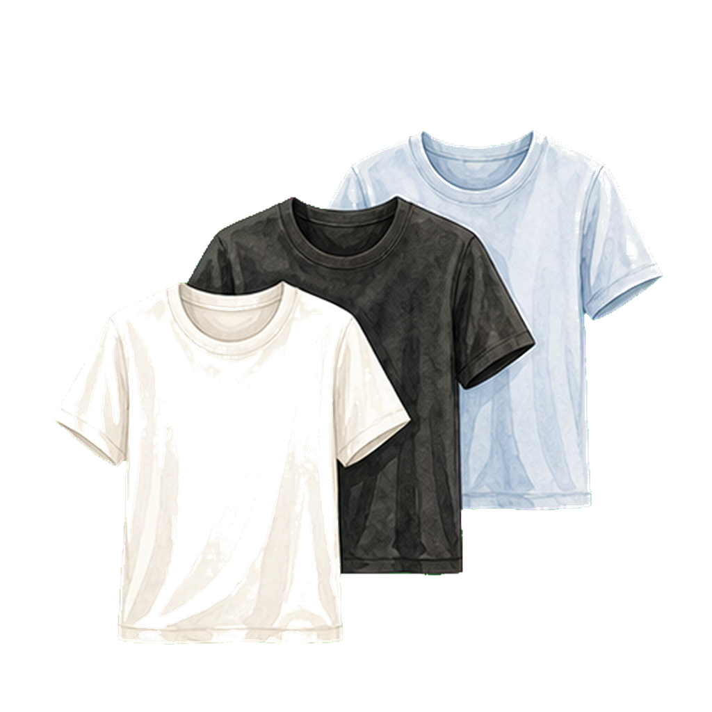 AIRism or merino-blend tees (3+)