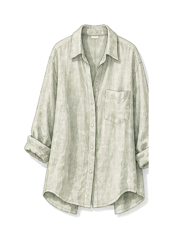 Light Cardigan Or Oversized Linen Shirt