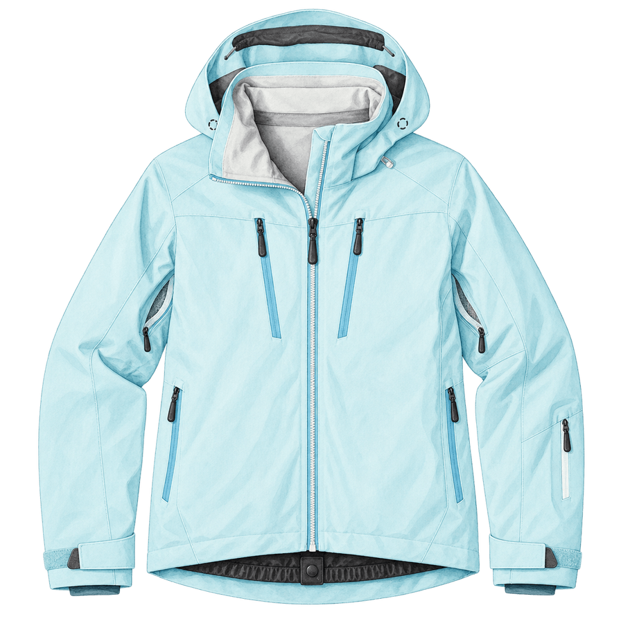 Glacier Blue Ski Jacket