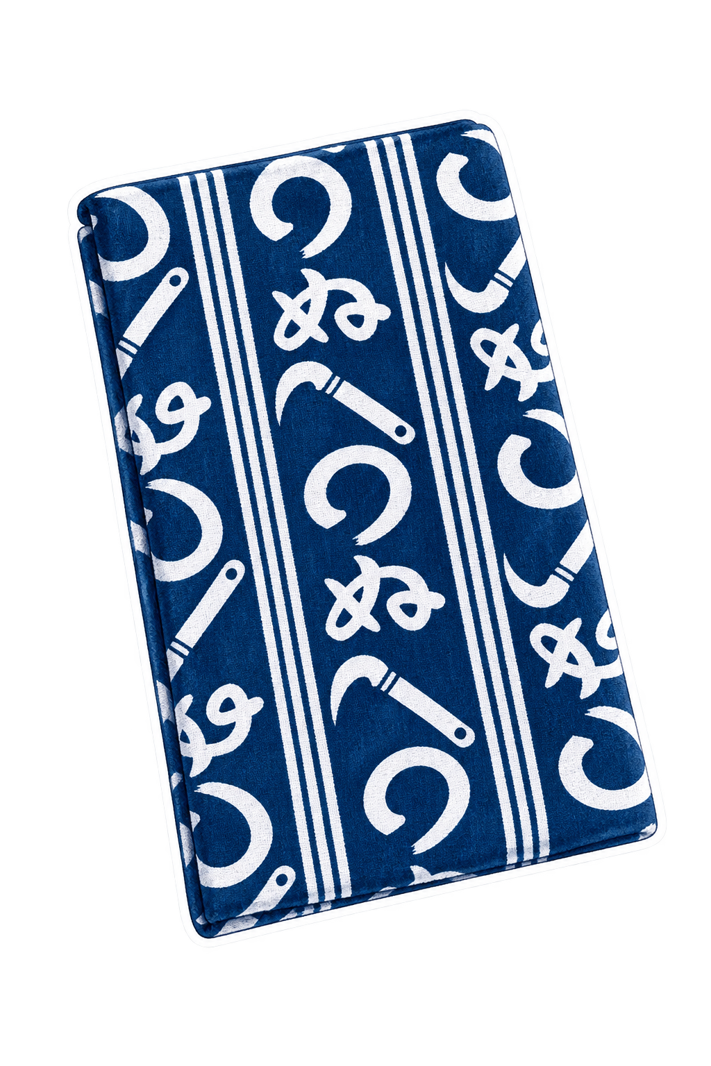 Indigo Kamawanu-Pattern Tenugui