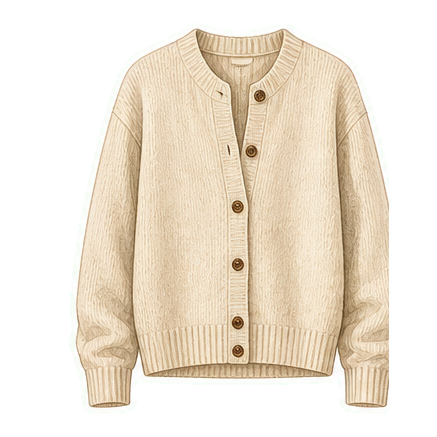 Neutral Mid-Weight Cardigan