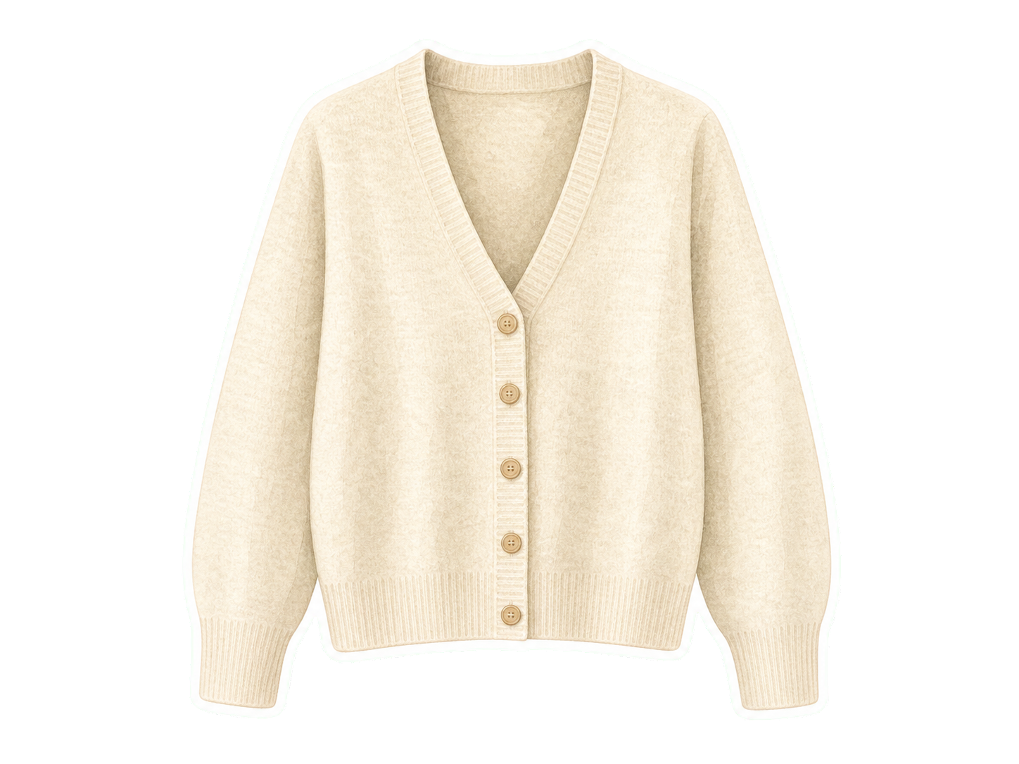 Oat Cotton-Cashmere Cardigan