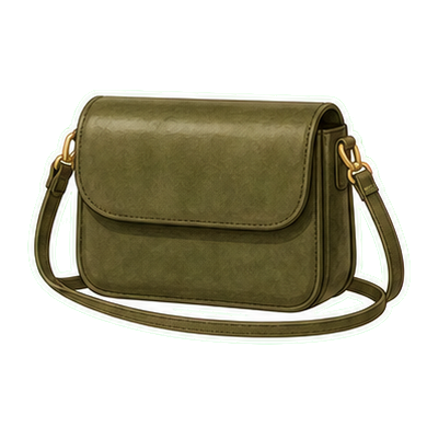 Olive Structured Crossbody