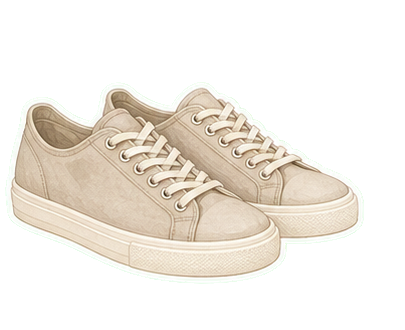 Taupe Quick-Dry Sneakers