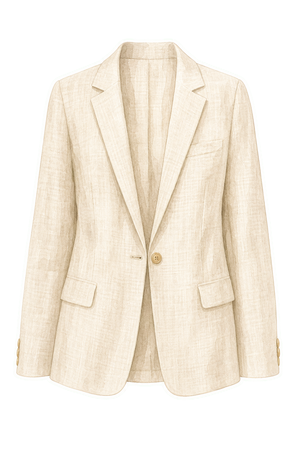 Oat Linen Light Blazer