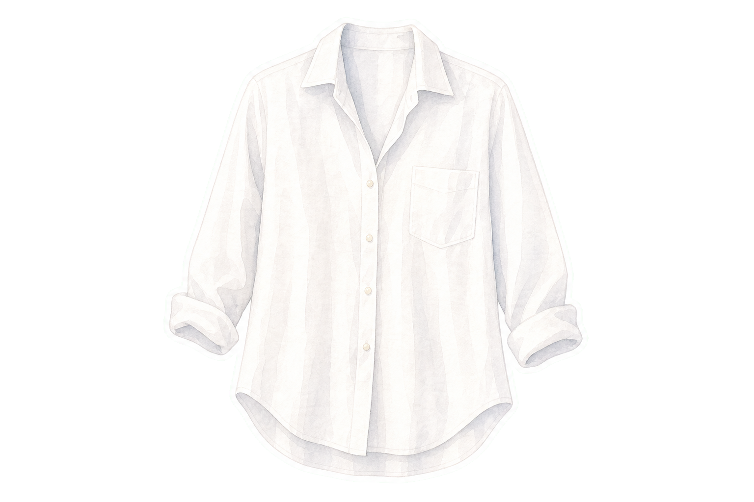 White Button-Down Shirt