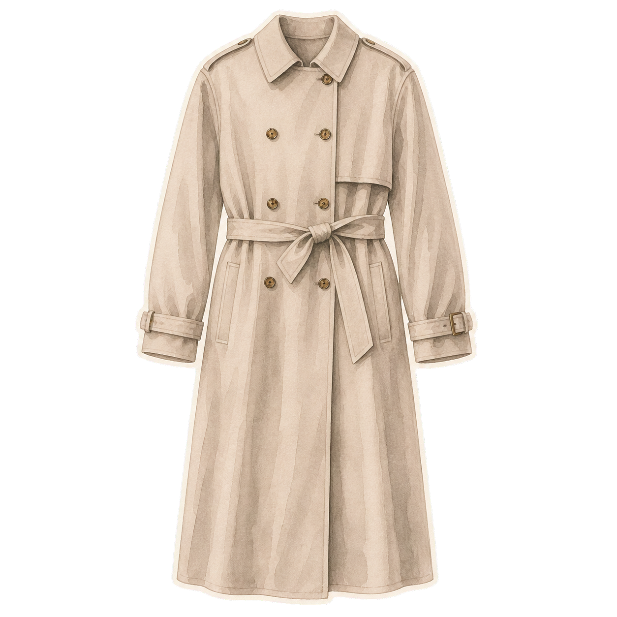 Stone Unlined Trench Coat