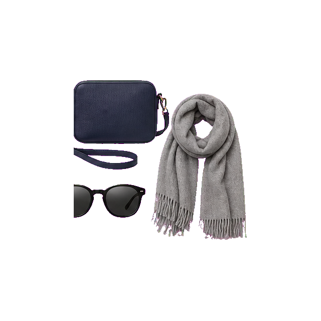Crossbody Sunglasses And Scarf