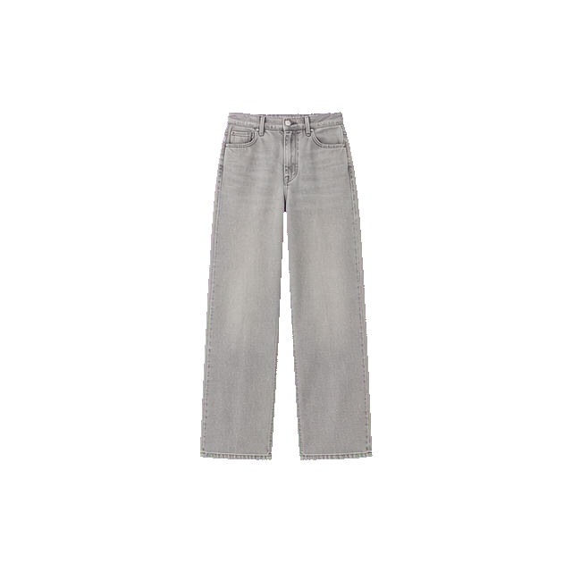 Stone Straight-Leg Trousers
