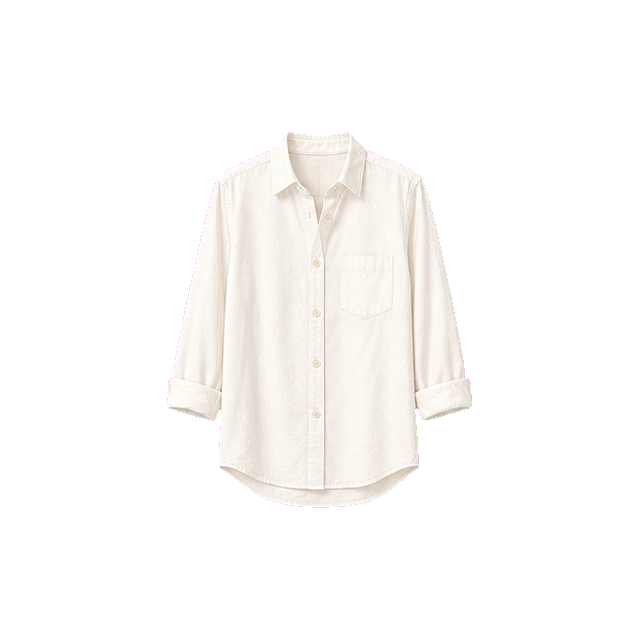 Ivory Lightweight Button-Down