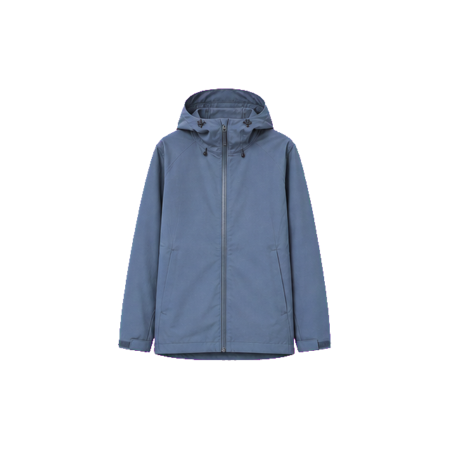 Slate Blue Packable Rain Shell