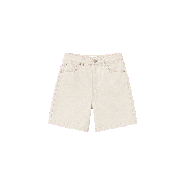 Stone Tailored Denim Shorts