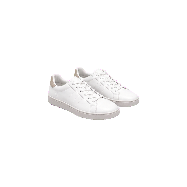 White Leather Sneakers