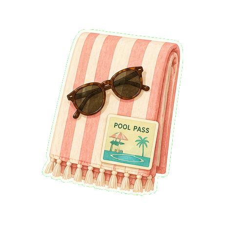 Pool deck + cabana day-pass register: hotel-pool day-pass at Saguaro / Ace / Parker