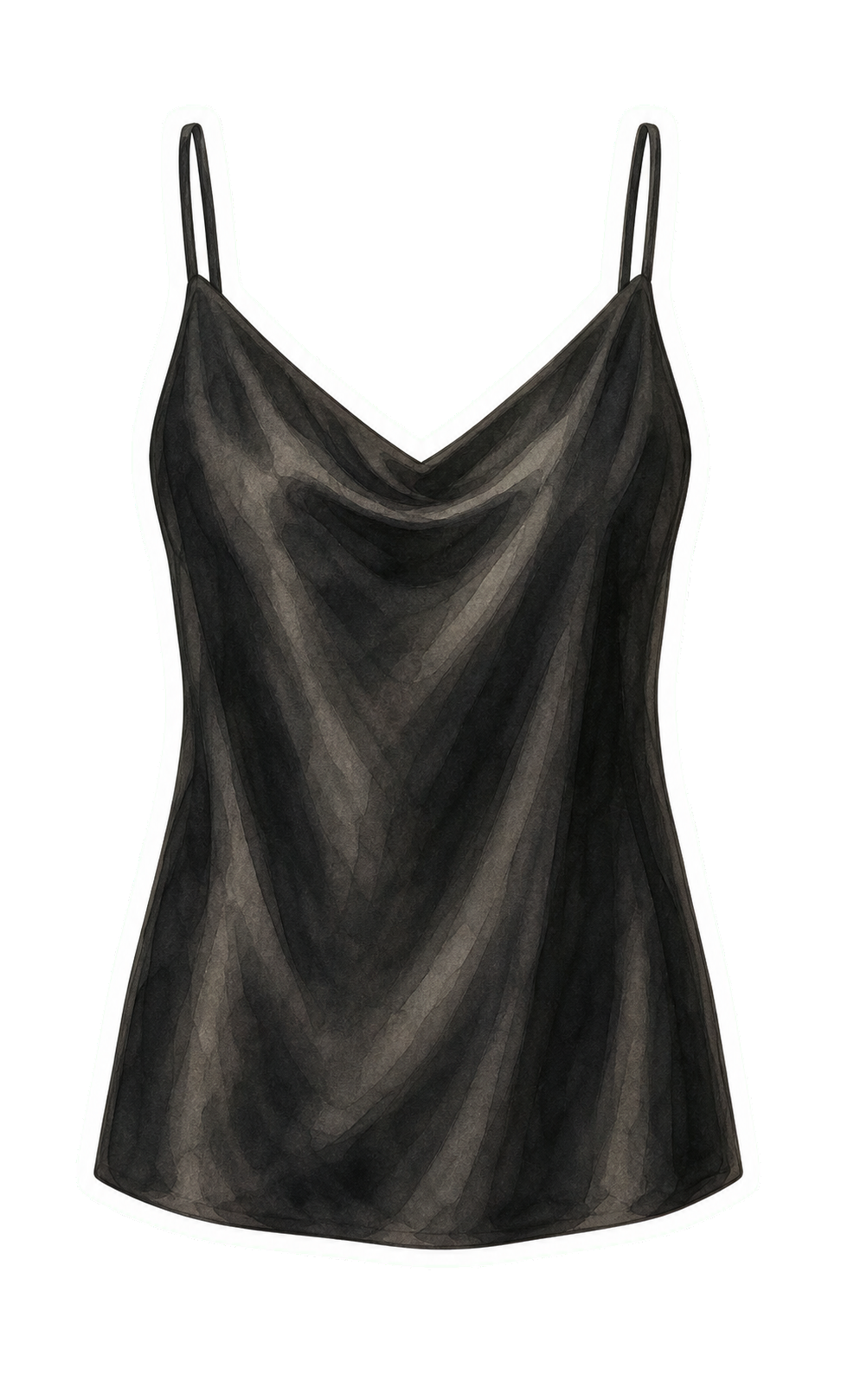 Black Silk Camisole