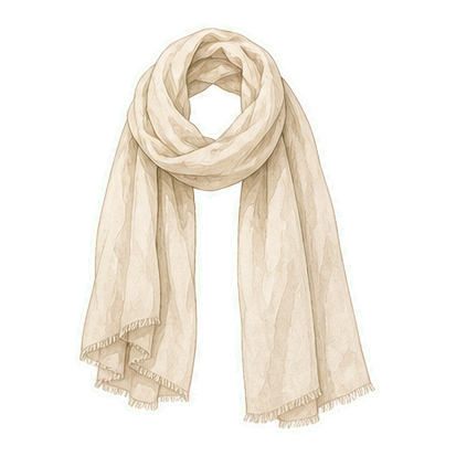 Light Cotton Cardigan Pashmina