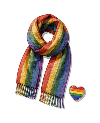 Bright Accent For Pride First Weekend