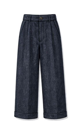 Tailored Wool Or Cotton Wool Trousers