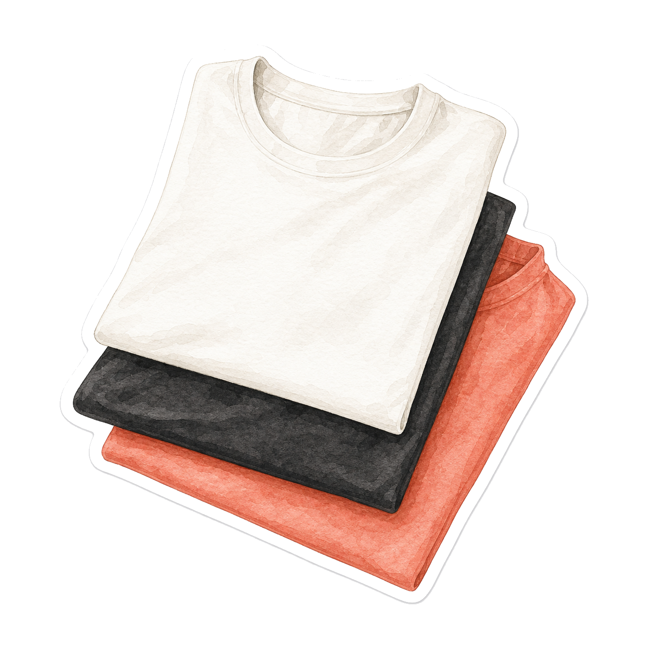 Three Lightweight Cotton Tees