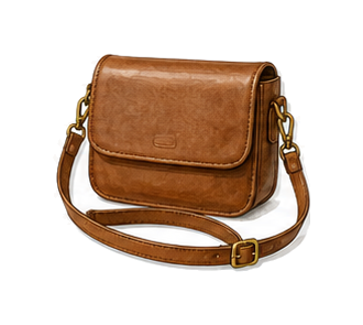 Structured Leather Crossbody