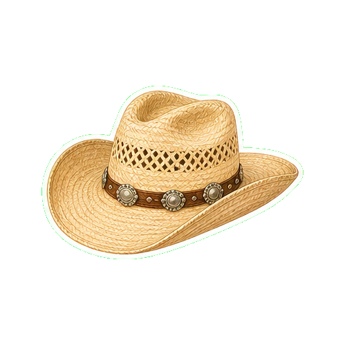 Stetson Open Road silver-belly straw cowboy hat