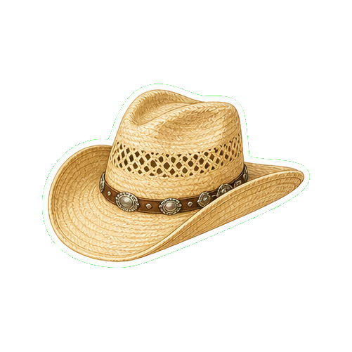 Stetson Open Road silver-belly straw cowboy hat