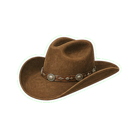 Stetson 100X open-crown beaver felt cowboy hat