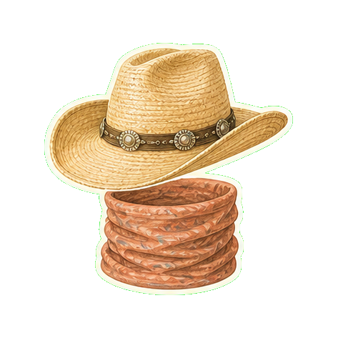 Sedona Hat Company Stetson Open Road straw cowboy hat + UPF 50 buff or neck-gaiter