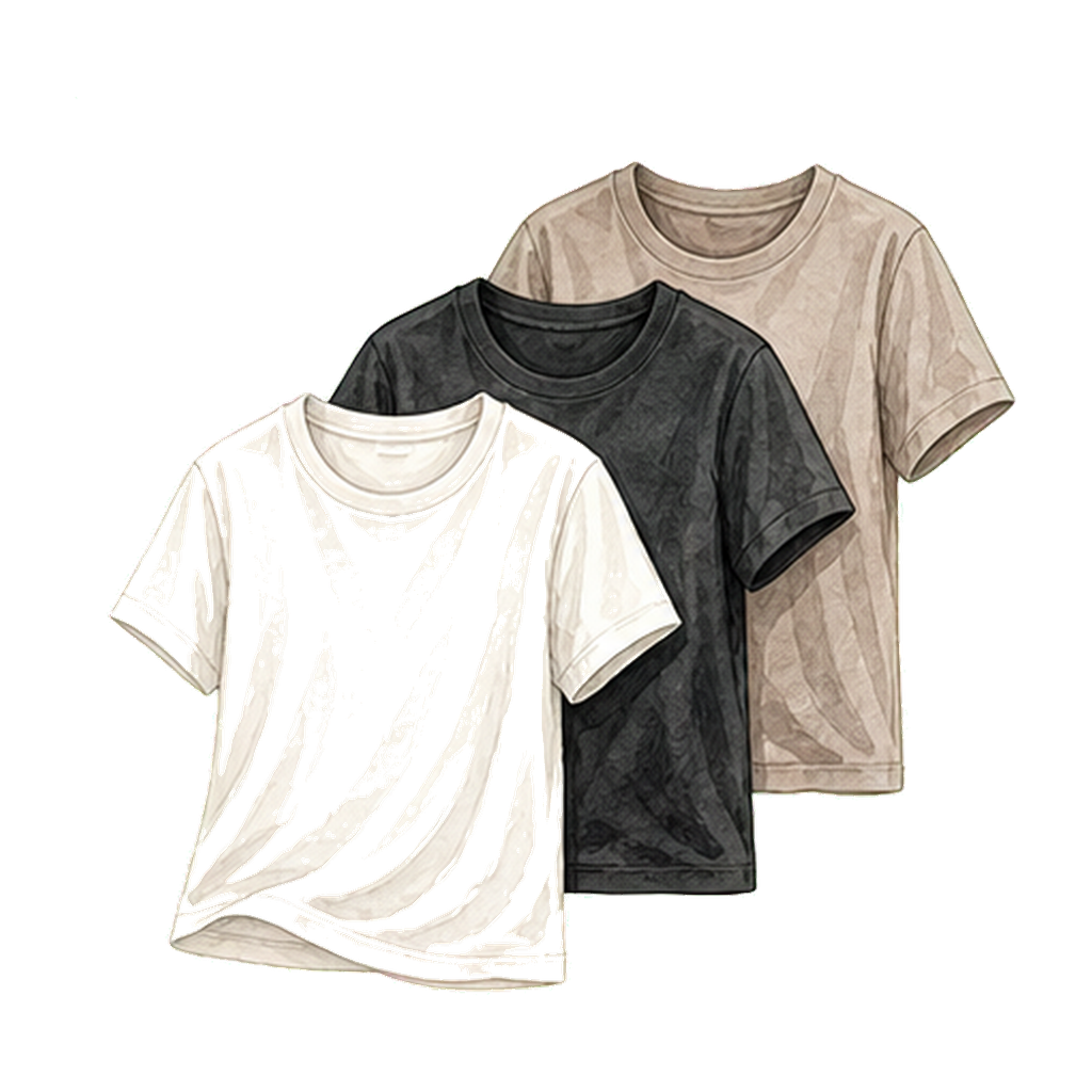 AIRism or merino-blend tees (3+)