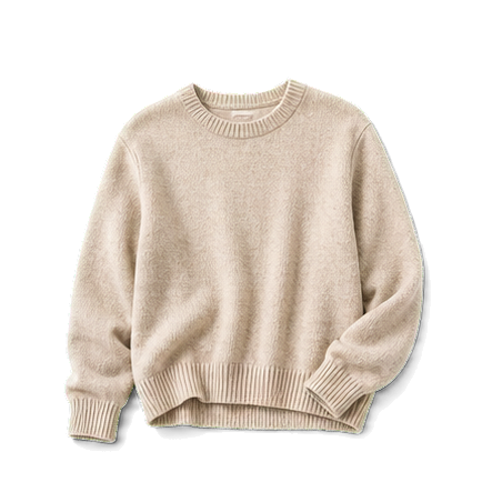Soft Oatmeal Wool Sweater