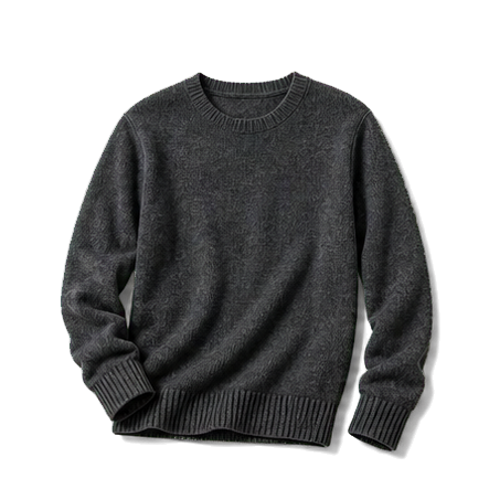 Charcoal Cashmere Sweater