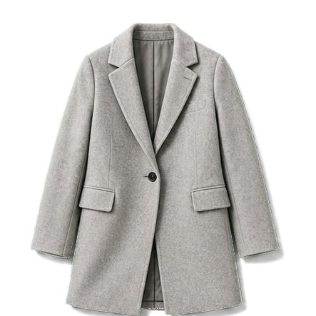 Light Gray Cashmere Coat