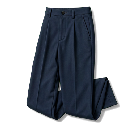Navy Tailored Trousers