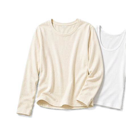 Cotton Long-Sleeve And Tank Base