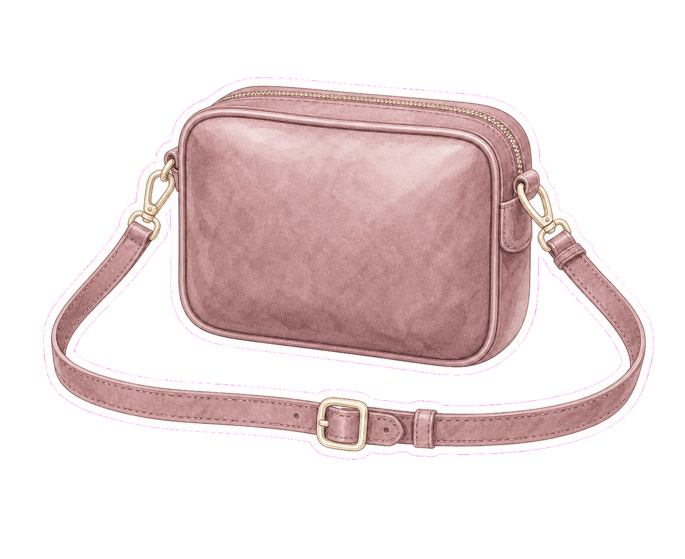 Burgundy Crossbody Bag