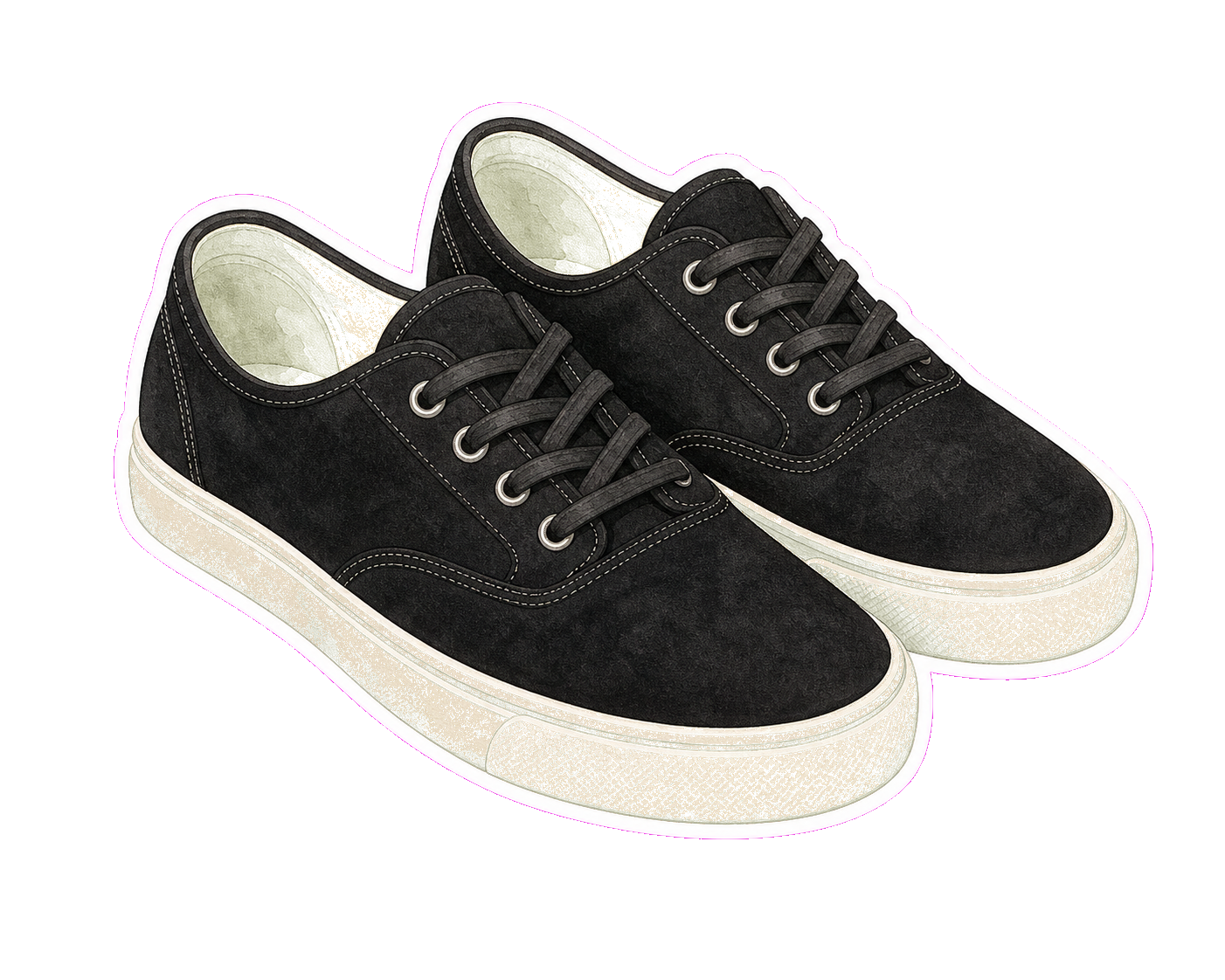 Black Canvas Sneakers