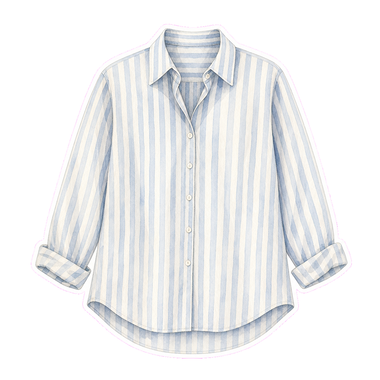 Blue Stripe Button-Down