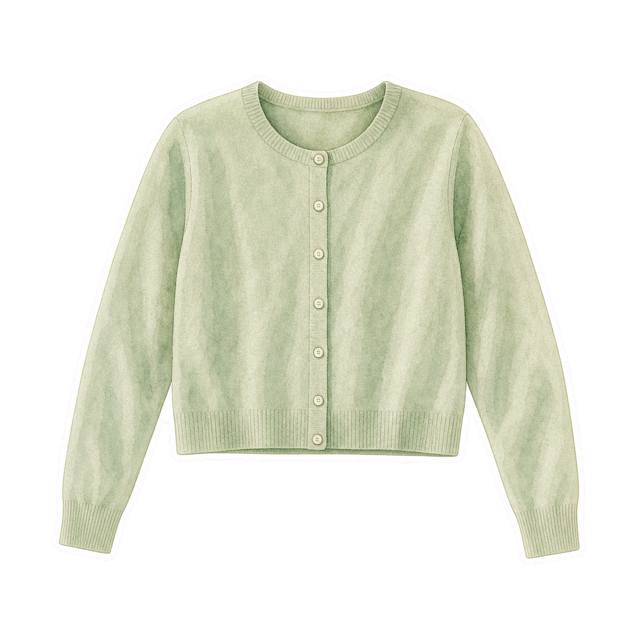 Sage Cotton Cardigan