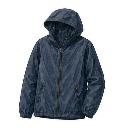 Navy Packable Rain Shell
