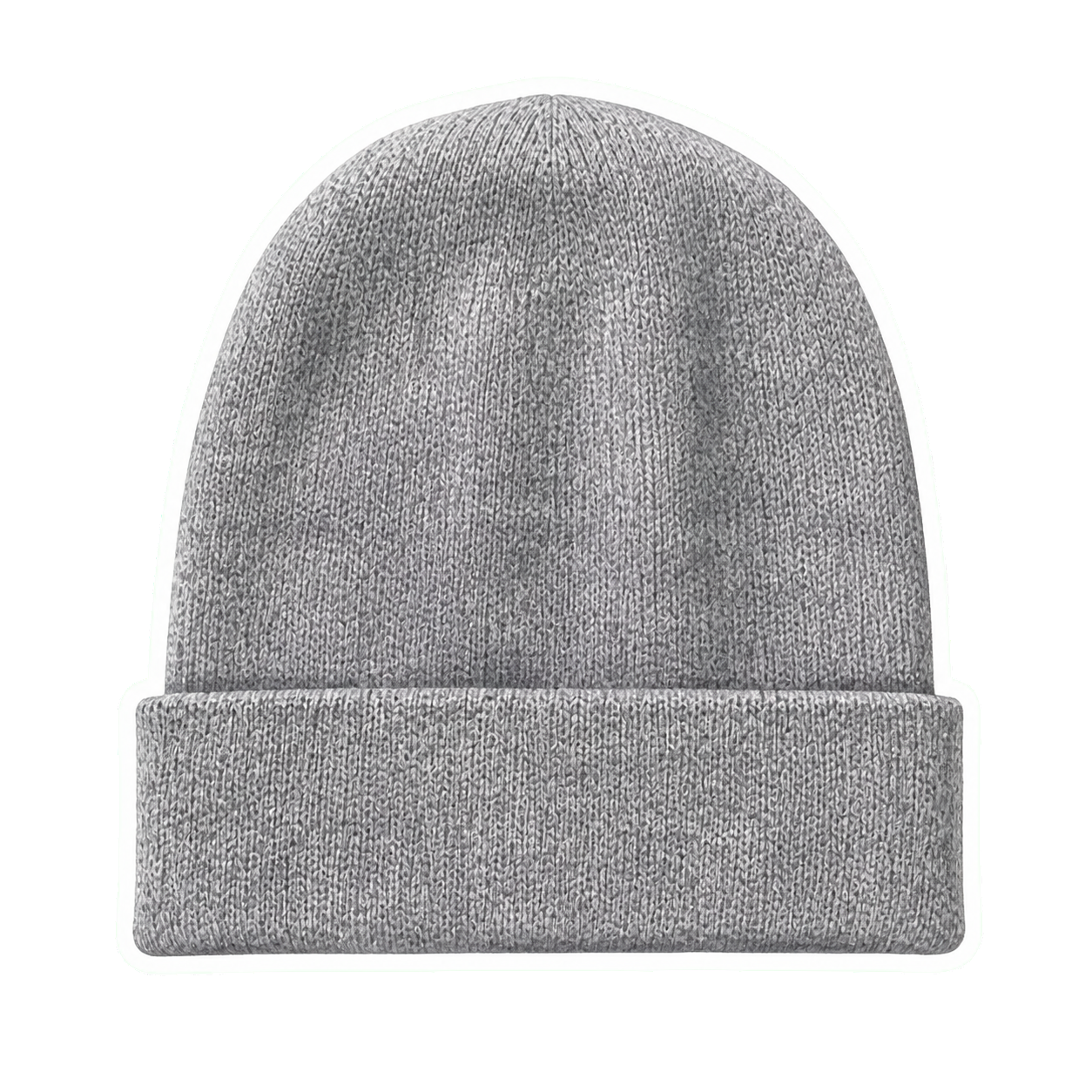 Charcoal Dense-Knit Wool Beanie