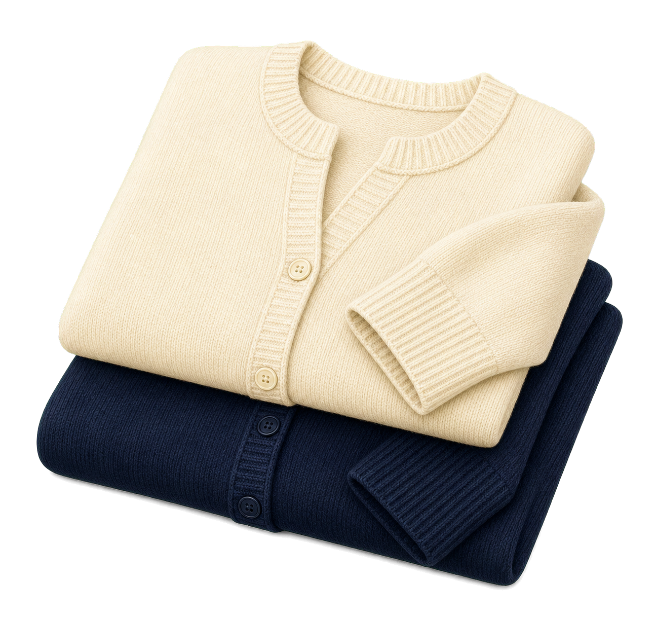 Fine-Knit Cardigan