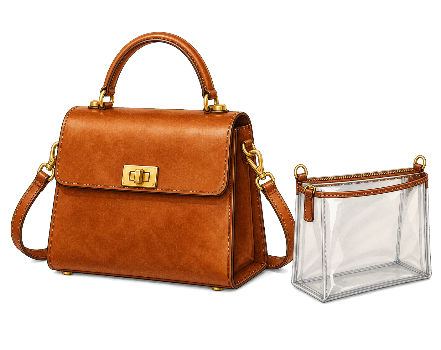 Structured Leather Bag