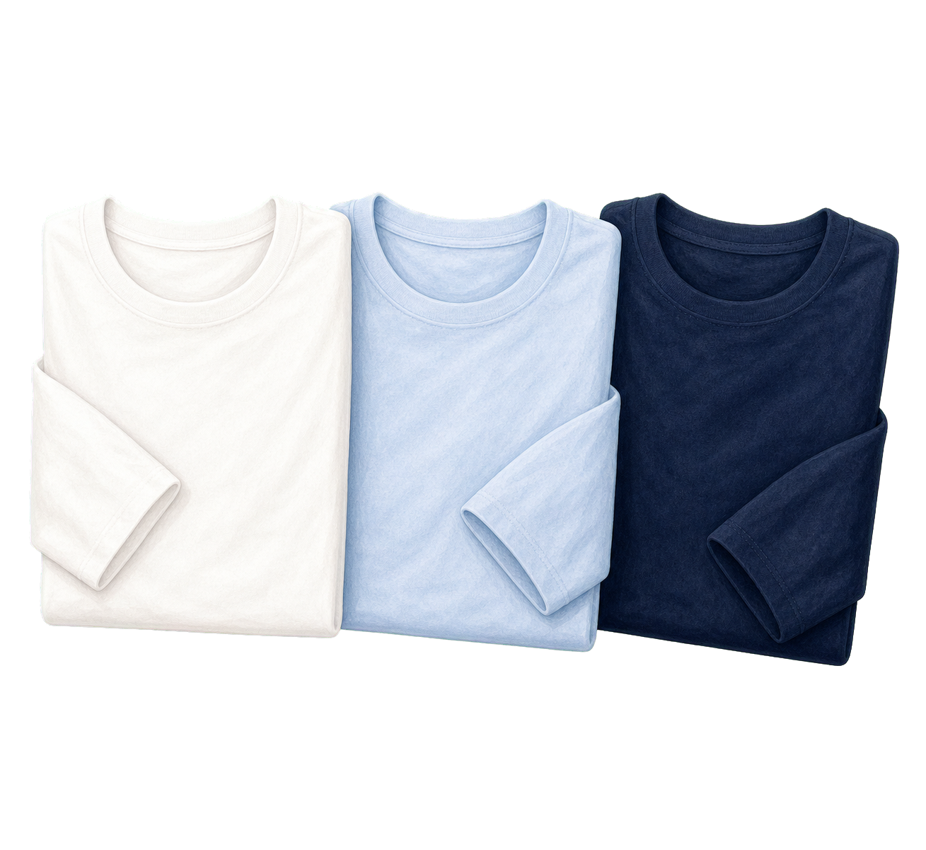 Lightweight Cotton-Blend Tees